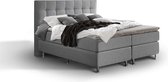 Complete Luxe Boxspring - Zurich - Dreamhouse - 160x200 - Grijs - Twee persoons - Bed