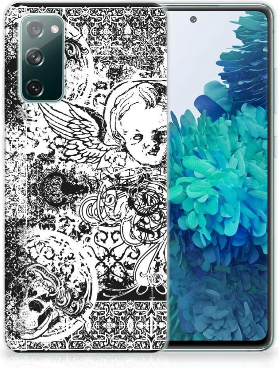 Back Cover voor Silicone Back Case Samsung Galaxy S20 FE Skulls Angel