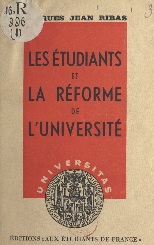Les étudiants et la réforme de l'Université - cover