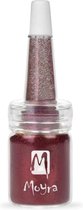 Moyra Glitter in Fles Nr. 15 Dark Red / Bordeaux Rood