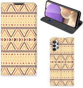 GSM Hoesje Geschikt voor Samsung Galaxy A32 5G Wallet Bookcase Aztec Yellow