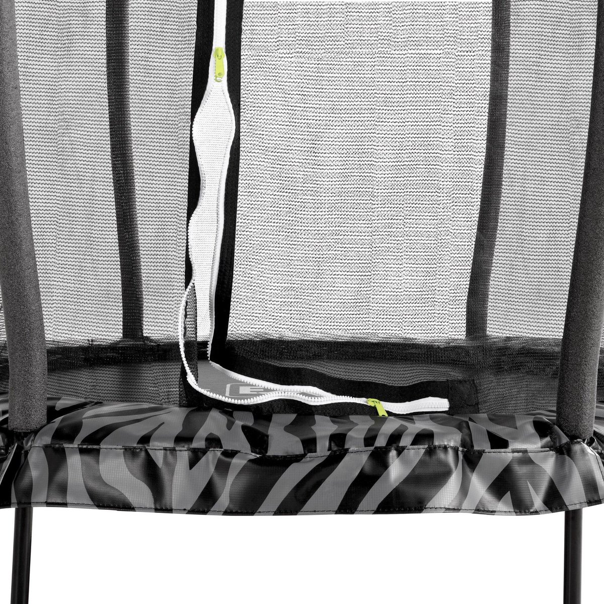 EXIT Tiggy Trampoline ø140cm - met Veiligheidsnet - Rond - Zwart/grijs