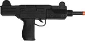 FUNIDELIA Uzi Sub-Machine Gun voor vrouwen en mannen - Zwart