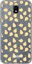 6F hoesje - geschikt voor Samsung Galaxy J5 (2017) -  Transparant TPU Case - Pears #ffffff