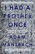 Boek cover I Had a Brother Once van Adam Mansbach