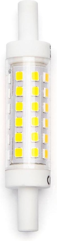 LED Lamp - R7S Fitting - 5W - Helder/Koud Wit 6500K - Glas