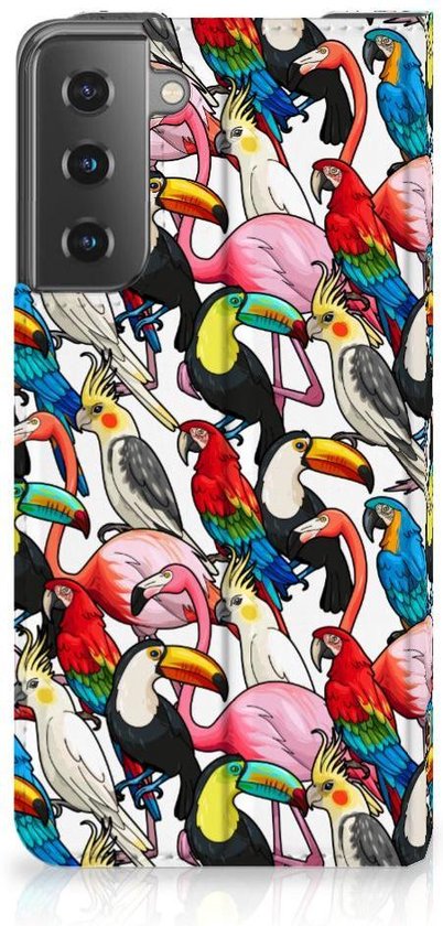 Étui pour téléphone Samsung Galaxy S21 Bookcover Case Birds