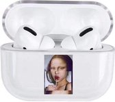 Shieldcase Mona Lisa Case - beschermhoes geschikt voor Airpods Pro / 2 Pro case - transparant - Hardcase transparant met Mona Lisa print - patroon hoesje geschikt voor Airpods Pro / Pro 2