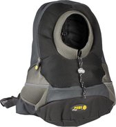 Ebi Draagzak maria crazy paws nylon Zwart M - 41,5x17,5x43cm