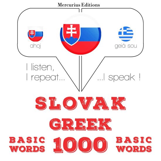 Slovenský - gréckej: 1000 základných slov - cover