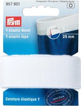 Prym Y-Elasticband 25 mm Wit 1 meter