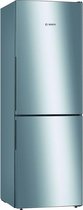 BOSCH KGV33VLEAS - Ondervriezer koelkast - 288L (194 + 94) - Koud geroerd - A ++ - L 60cm x H 176cm - Roestvrij staal