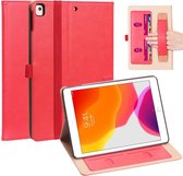 Luxe stand flip cover hoes - iPad 10.2 inch (2019/2020/2021) - Rood