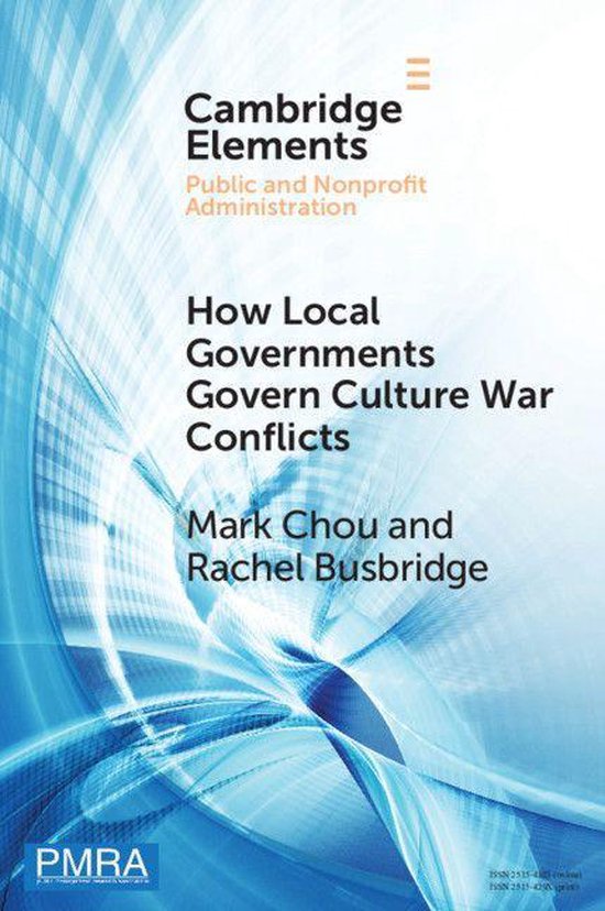 Elements in Public and Nonprofit Administration - How Local  ... - cover