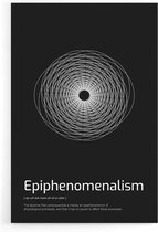 Walljar - Epiphenomenalism - Muurdecoratie - Poster met lijst