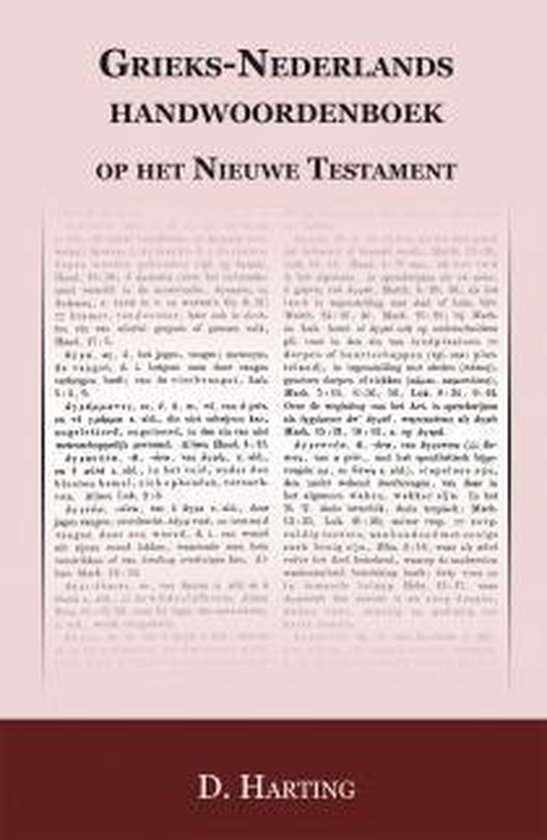 Cover van het boek 'Grieks-Nederlands handwoordenboek op het Nieuwe Testament' van D. Harting