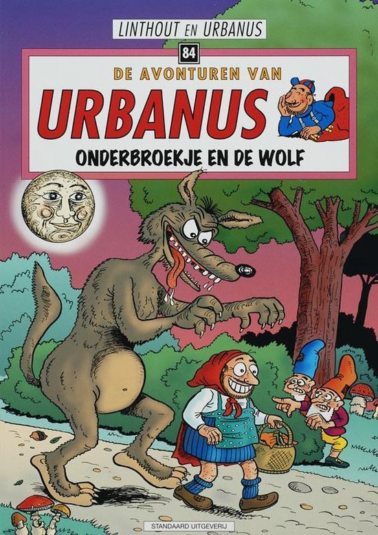 Cover van het boek 'Urbanus / 84 Onderbroekje en de wolf' van  Linthout en  Urbanus
