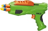 speelgoedgeweer Tek 3 met 3 lange afstand darts