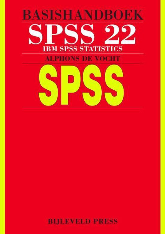Basishandboek SPSS 22 - cover
