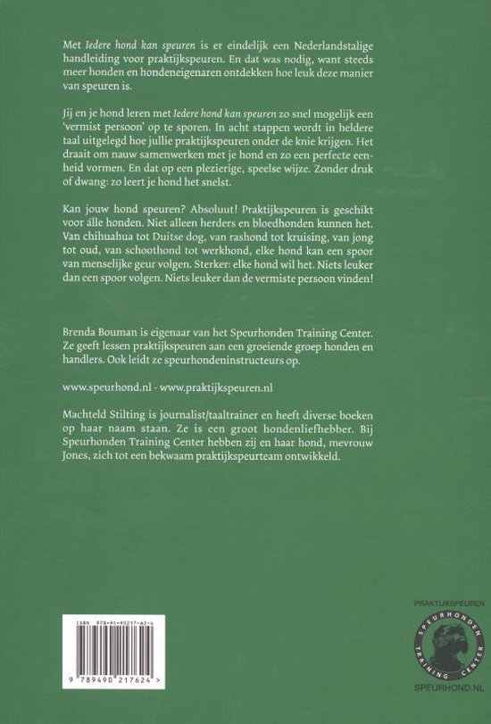 Iedere hond kan speuren
