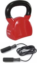 Tunturi - Fitness Set - Springtouw - Kettlebell 10 kg