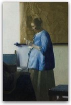 Schilderij  De brieflezende vrouw - Johannes Vermeer - Rijksmuseum - canvas - 80 x 120 cm