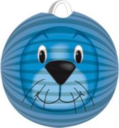 Folat Lampion Zeehond Junior 22 Cm Papier Blauw