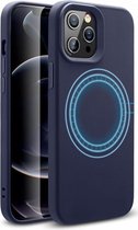 ESR Cloud HaloLock Coque Apple iPhone 12 Pro Max Siliconen Blauw