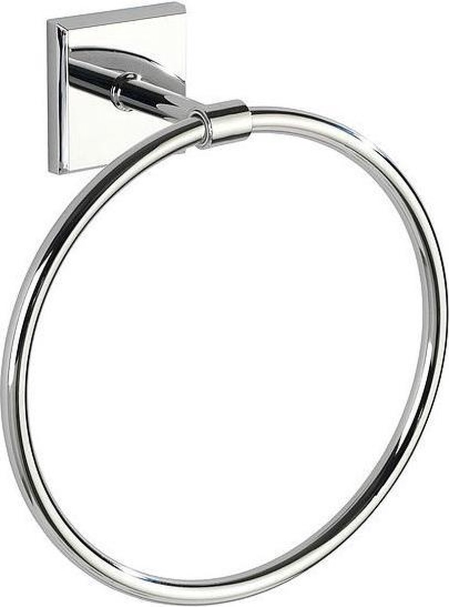 Wenko Handdoekhouder Arcole Power-loc 18,5 X 21 Cm Abs Zilver