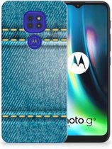 TPU Bumper Motorola Moto G9 Play | E7 Plus Smartphone hoesje Jeans