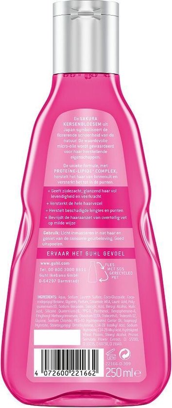 Guhl shampoo prachtig lang haar 250 ml