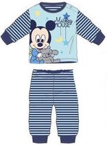 Disney Mickey Mouse pyjama - marine - maat 80 (18 maanden)