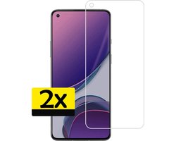Screenprotector - Geschikt voor OnePlus 8T - 2 Stuks - Extra Sterk - Beschermglas - Gehard Glas - Tempered Glass - Screen Protector
