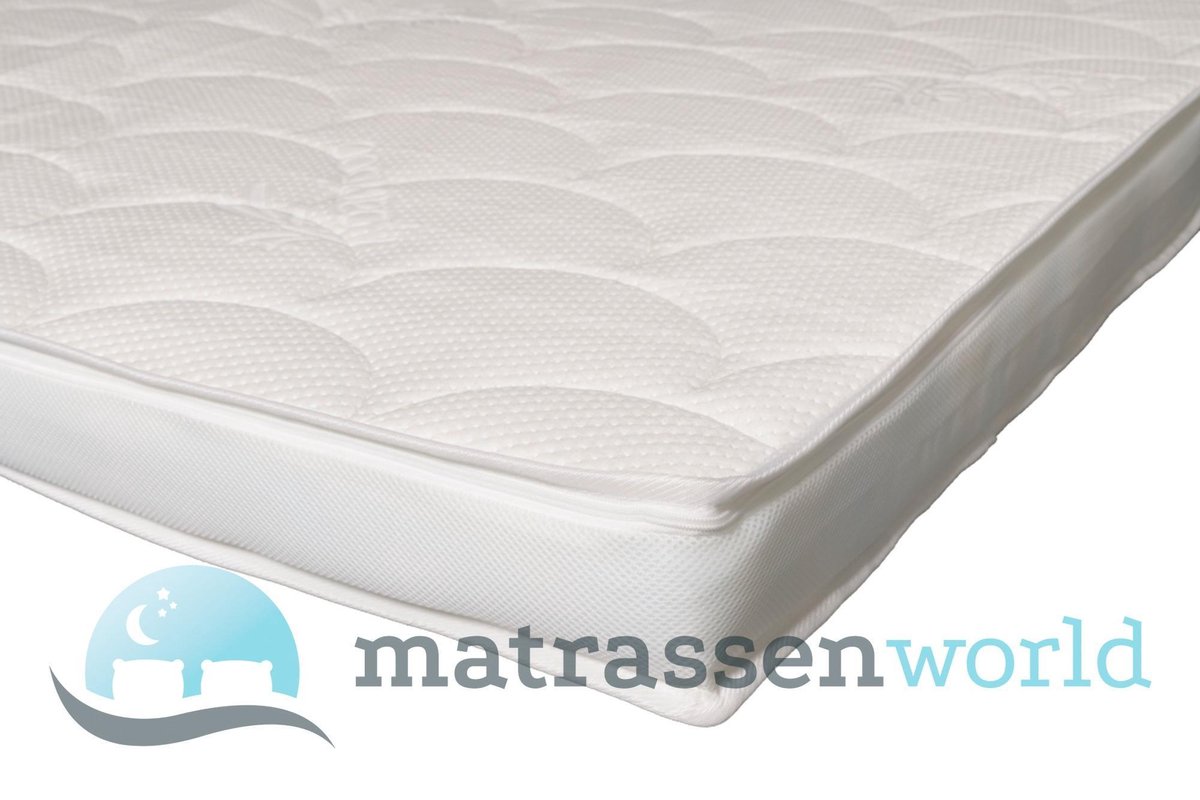 Nessa® Tencel Topper NASA Traagschuim - 160 x 210 cm dikte c.a. 12 cm Wit