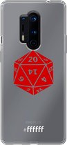 6F hoesje - geschikt voor OnePlus 8 Pro -  Transparant TPU Case - D20 - Transparant #ffffff