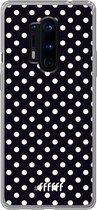 OnePlus 8 Pro Hoesje Transparant TPU Case - Onyx Dots #ffffff