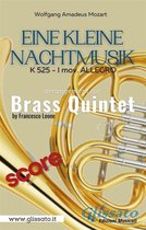 Allegro from "Eine Kleine Nachtmusik" for Brass Quintet (score)