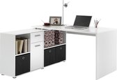 FMD - Bureau - 136 cm - Wit