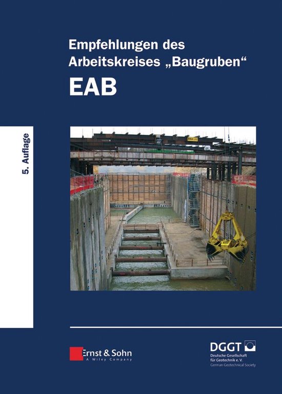 Empfehlungen des Arbeitskreises "Baugruben" (EAB) - cover