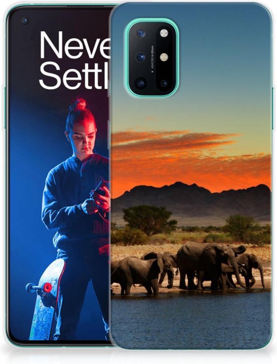 OnePlus 8T TPU Hoesje Olifanten