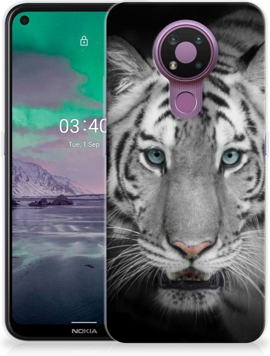 Nokia 3.4 TPU Hoesje Tijger