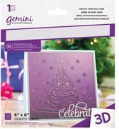 Gemini 15x15 cm 3D-embossingfolder - Ornate Christmas Tree