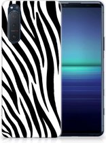 Trendy Telefoonhoesjes Sony Xperia 5II Smartphone hoesje Zebra