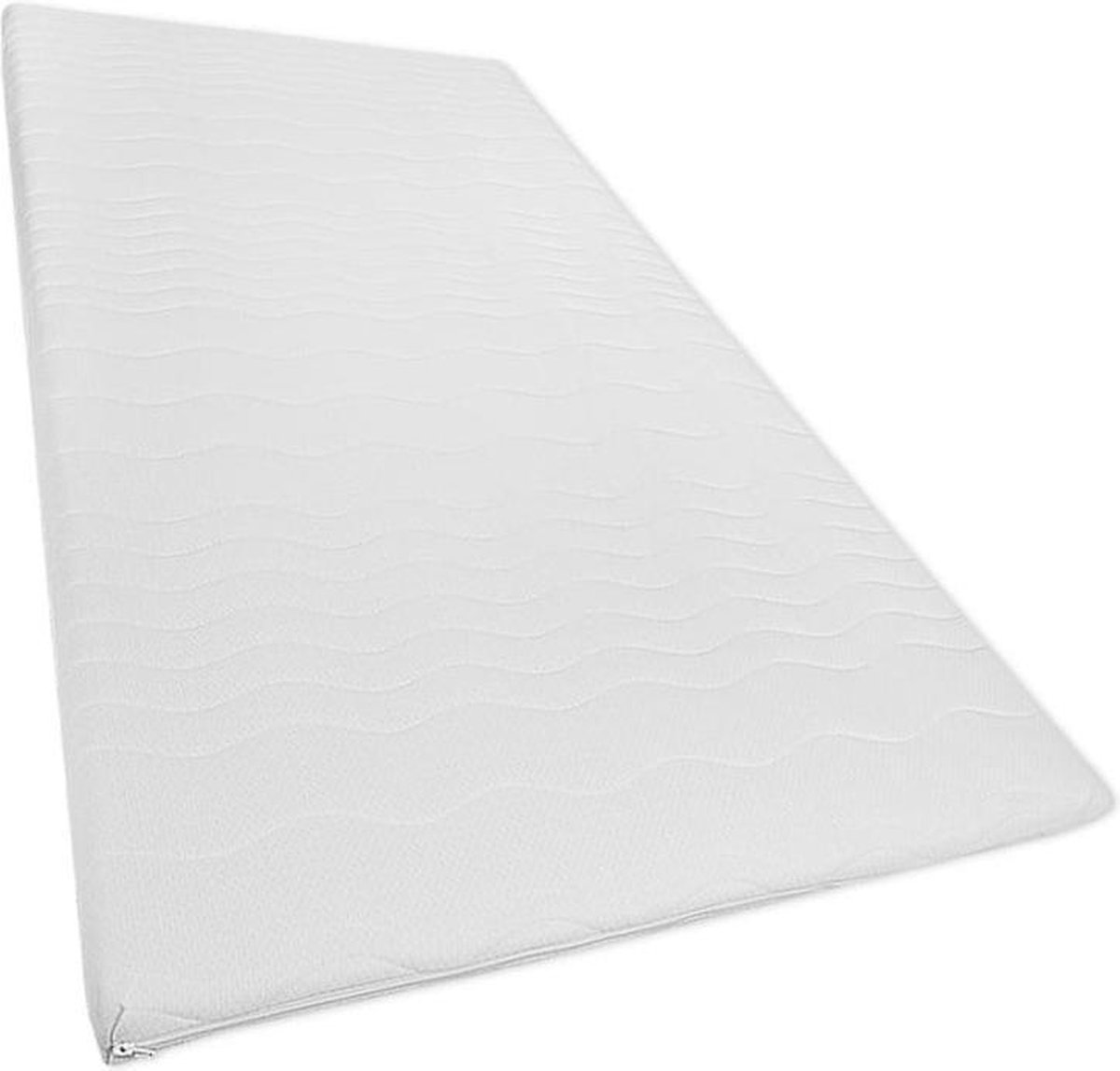 Nessa® Topdekmatras - 200x200 - Topper Koudschuim HR45 - 10 cm dik Wit