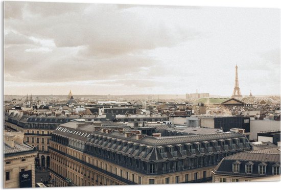 Acrylglas –Eiffeltoren - Parijs– 30x40cm Foto op Glas (Wanddecoratie op Acrylglas)
