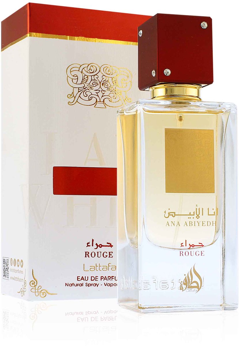 Ana Abiyedh Rouge - Eau De Parfum 60ml - by Lattafa