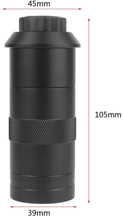 Oumefar 300X 25mm Industrial C-Mount Lens 0.7X-4.5X