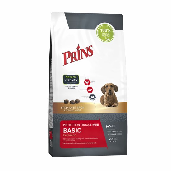Prins Protection Croque Mini Basic 10kg - Hondenvoer