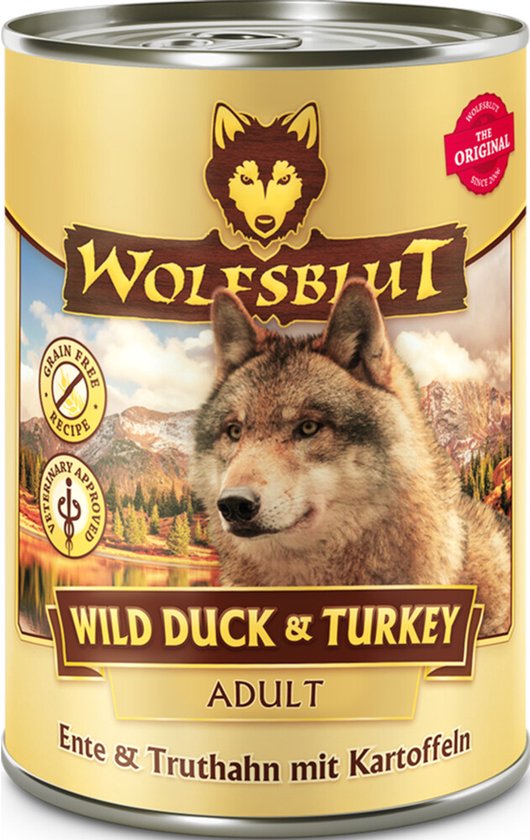 Wolfsblut Adult Wild Eend & Kalkoen Hondenvoer 395 gr