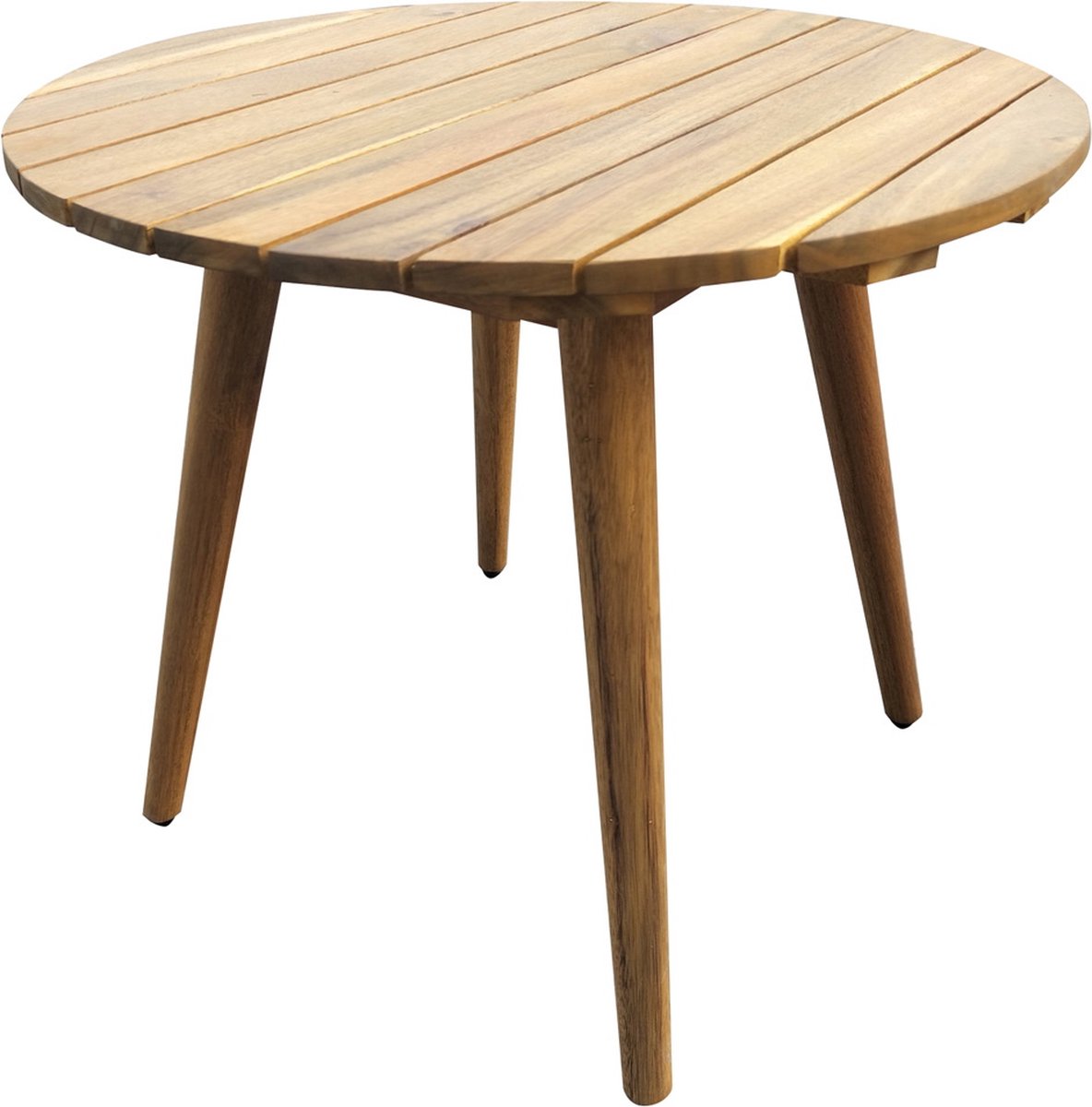 Sens-Line Lissabon Sidetable Rond - Bruin - Acaciahout - 47x47x55cm